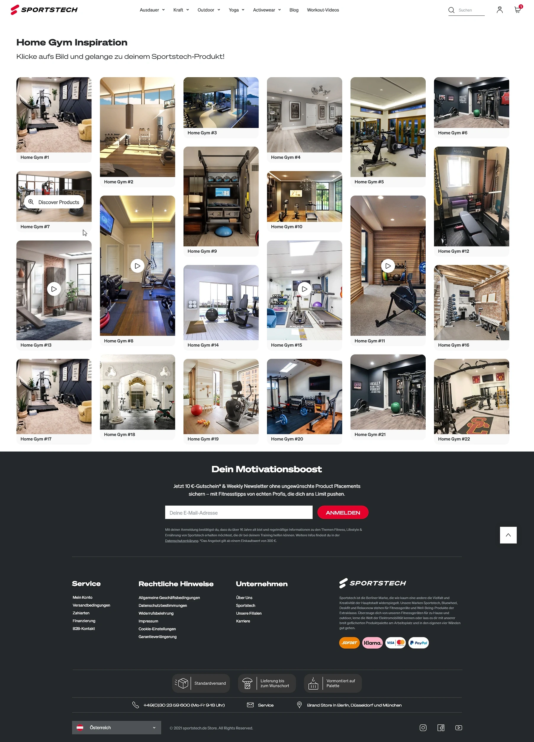 Home Gym Inspiration — Sportstech · by Level UI